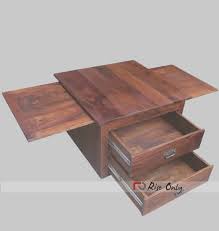 Brown modern sheesham wood diamond coffee table, for home ₹ 9,100. Sheesham Wood Coffee Tables Online India Wholesale Coffee Tables With Two Drawers And Two Magazine Shelves Indian Wooden Coffee Table Manufacturers Indian Wooden Coffee Table Supplier Online