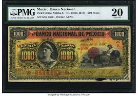 The company has operations in mexico, which include economics , public. Mexico Banco Nacional De Mexico 1000 Pesos 26 7 1897 Pick S263a Lot 29283 Heritage Auctions