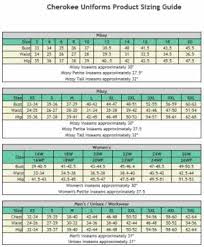 Cherokee Workwear Scrubs Color Chart Bedowntowndaytona Com