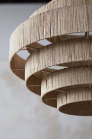 Palecek Everly Pendant Natural Abaca Rope Finely Woven Over A Powder Coated Metal Frame Pendant Comes With A Taupe Finished Ch Lamp Design Lamp Everly Pendant