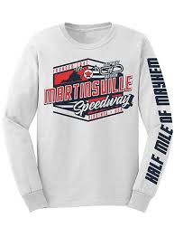 martinsville speedway half mile of mayhem long sleeve t shirt