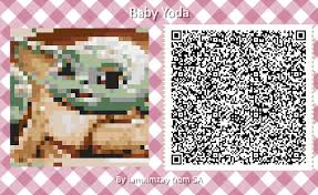 Baby Yoda Qr Animal Crossing Qr New Animal Crossing Animal Crossing Game