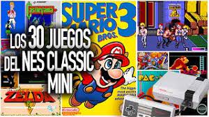 Have fun using super nintendo emulator? Los 30 Juegos Del Nes Classic Mini Youtube