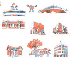 高雄文化卡與文化地圖kaohsiung cultural tour map on behance in 2021 abstract artwork artwork abstract