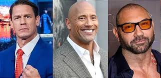 Dave Bautista is amazing as Drax, the destroyer (guardians of the galaxy).  By far the best actor. Dwayne Johnson comes second.