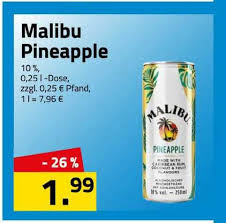 / malibu sangria recipe is a simple and perfect tropical drink for a summer day pool cocktail made with white wine, malibu rum. Malibu Pineapple Angebot Bei Selgros
