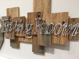 Written Board Or House Name Plaque With Nails Maison