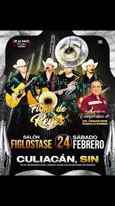 El próximo Sábado 24 de Febrero @firmadereyesoficial se presentará en vivo  en el Salón Figlostase en Culiacán, Sinaloa 🙌🏻🎤🎶, Festejando el  cumpleaños del Dr. César Noé Angulo Parra 😉, No se lo pueden ...