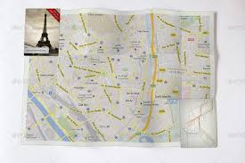 City Guide Map Mockup City Guide Presentation Template Free Map