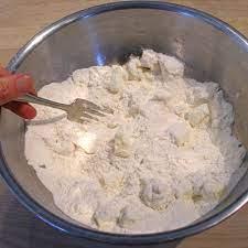 Cut the shortening into large chunks. Mixing Method Cut In Or Cutting In Craftybaking Formerly Baking911