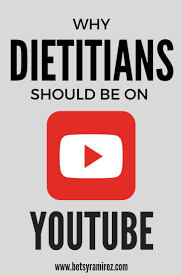 Why Dietitians Should Be On Youtube Betsy Ramirez Dietitian Youtube Business Blog