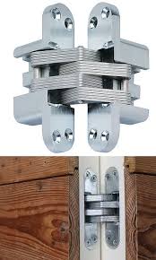 Door Hinges 66739 Kratos Mortise Mount Invisible Concealed Hidden Door Hinge Satin Chrome Soss Buy It Now Only Invisible Doors Hidden Door Diy Log Cabin