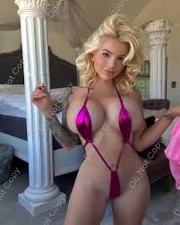 8x10 Jessica Weaver PHOTO photograph big breasts blonde bikini bra model  183 | eBay