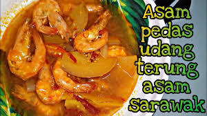 Asam pedas johor ialah sejenis masakan melayu yang sangat terkenal di negeri selatan semenanjung malaysia itu. Asam Pedas Udang Terung Asam Sarawak Youtube