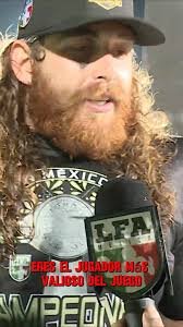 Colby Campbell MVP del Tazón México VIII, no te imaginas lo que  dijo...🔥🏈🏆