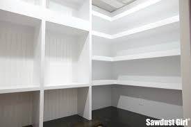 How to organize a deep pantry. Pantry Floating Shelves Sawdust Girl