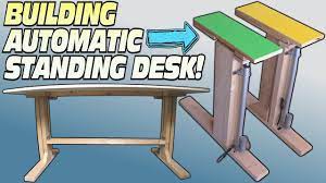 I find that lacquer protects better than polyurethane and chose to use lacquer for this project. How To Build A Standing Desk Building Convertible Electric Workstation For Easy Diy Stand Up Desks Youtube