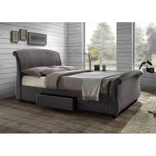 Amazing Grey Sleigh Bed With Gray Sleigh Bed Antique All King Bed Furniture Design Bed Furniture Design Bed Furniture Upholstered Bed Frame
