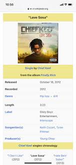 Check spelling or type a new query. Today Marks 8 Years Since Chief Keef Dropped Love Sosa Chiraqology
