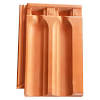 Roof tiles have been made out of clay for years, partly because they can be easily made. 1