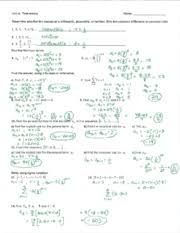 Puzzles & quizzes unit 8 answer key. Test Review Unit 8 Answer Key Unit 8 Test Review Name Determine Whether The Sequence Is Arithmetic Geometric Or Neither Give The Common Difference Or Course Hero