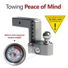 Trailer hitch tongue weight scale. Weigh Safe 8 Drop Hitch 2 5 Shank W Key Lock Hitch Pin