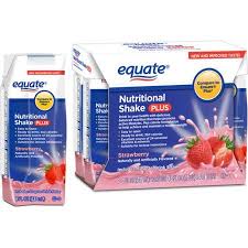 Equate Strawberry Nutritional Shake Plus 8 Fl Oz 6 Ct Nutrition Shakes Nutrition Drinks Nutrition