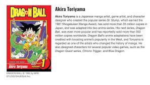 Ranking your personal tiers for your favorite characters from the dragon ball franchise including from z, gt, super and more. Dragon Ball Creator Nominated For Most Prestigious Comics Award