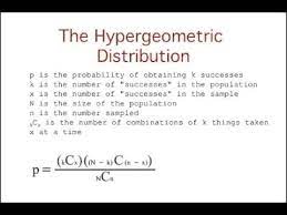 Probability Hypergeometric Distribution Youtube