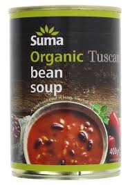 Starting with dried beans ensures a soup with the most flavor and a greater range of texture. Suma Organic Soup Tuscan Bean 400g Suma Wholefoods