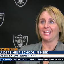 Raiders help school in need