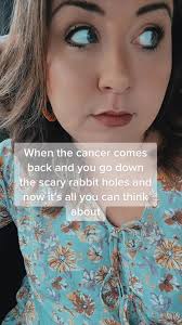 Thanks, Ms. Rachel ❤️ #lifewithcancer #rabbithole #stage4cancer