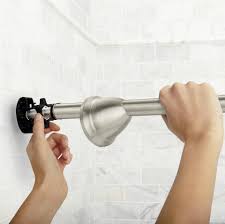 The top countries of supplier is china, from. Moen 57 In To 60 In Tension Mount Brushed Nickel Tension Single Curve Shower Rod In The Shower Rods Department At Lowes Com