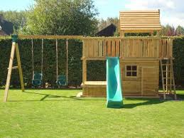 Spielturm Balkon Sandkasten Tur Und Fenster Vorderseite Spielturm Kletterturm Garten Kinder Spielhaus Garten