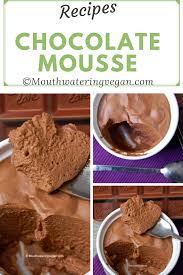 Mousse Au Chocolat With Air Bubbles Chocolate Mousse Mouthwatering Vegan Recipe Chocolate Mousse Vegetarian Food Blogs Mousse Au Chocolat