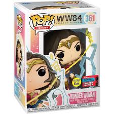 Wonder woman 1984 s.h.figuarts golden armor wonder woman figure. Ww84 1984 Wonder Woman 361 Glows 2020 Summer Convention Limited Edition Exclusive Funko Pop Vinyl Figur