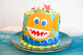 We're gonna need a bigger cake stand. How To Make A Baby Shark Birthday Cake Create Play Travel