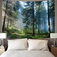 Check spelling or type a new query. Amazon Com Urblapow Forest Tapestry Wall Nature Decor Tapestry Wall Hanging Tree Theme Wall Tapestry For Bedroom Living Room 82 59 Everything Else