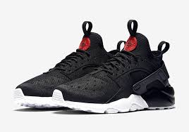 Black And White Huaraches Womens Nike Air Huarache Ultra Gs Black Red 882144 001 Sneakernews Com Nike Air Huarache Ultra Adidas Shoes Women Nike Air Huarache