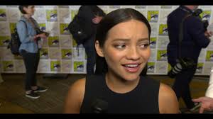 Dark fate (2019), produced by james cameron and directed by tim miller. Terminator Dark Fate Natalia Reyes Comic Con 2019 Interview Screenslam Youtube