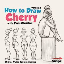 Paris Christou On Instagram How To Draw Cherry Version 3 Is A Video Training Course To Help You Learn All My Tricks And Techni Training Video Draw Drawings