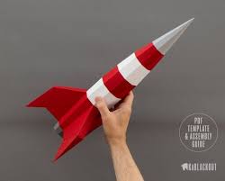 Papercraft Rocket Template Diy Rocket Low Poly Rocket 3D - Etsy | Diy Rocket,  Paper Crafts, Rocket Template