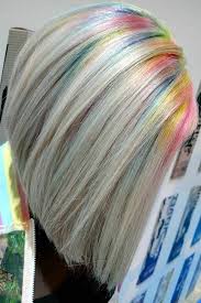 The truth about rainbow hairstyles is that it is not only limited to a hair color type, which includes all the colors on rainbow on your hair. Trendy Hair Color Hottest Short Haircut With Hidden Rainbow See More Lovehairstyles Co Hipster Fashion Leading Hipster Style Fashion Magazine Making Fashion Pop