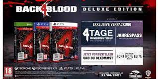 It is slated for release on october 12, 2021, for windows, playstation 4, playstation 5, xbox one and xbox series x/s. Back 4 Blood Fur Ps5 Steelbook Editon Vorbestellbar Dvd Forum At