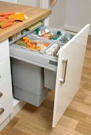 80l Integrated Recycling Bin Kitchen Marble Kitchen Accessories Decor Rustic Kitchen Decor