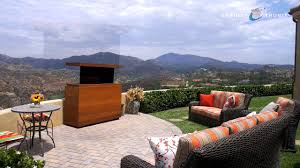 The aliner family expedition comes with some great standard features such as an indoor toilet, outdoor kitchen, fold away dinette and several fold. 40 Hide Tv Outside With Outdoor Tv Lift Furniture Cabinet Ideas Tv Lift Cabinet Outdoor Tv Outdoor Backyard