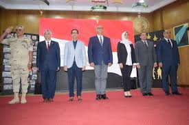 Governor of Kalyobiya and President of Benha University Participate in  October Victories Celebration at the Global