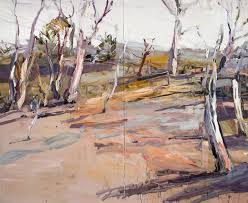 Guy Maestri Outpost 13332 Olsen Gallery Sydney Australia In 2020 Modern Landscape Painting Australian Painting Landscape Art
