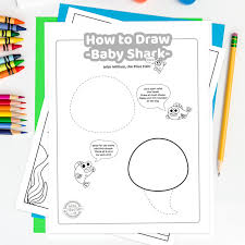 480 x 360 jpeg 38 кб. Easy How To Draw Baby Shark Tutorial For Kids Or Adults Kids Activities Blog
