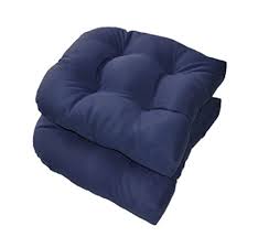 About 18% of these are hotel amenities, 0% are trade show tent. Resort Spa Home Decor Set Of 2 Universal Tufted U Shape Cushions For Wicker Chair Seat 19 X 19 Solid Navy Dark Blue Indoor Outdoor Pricepulse